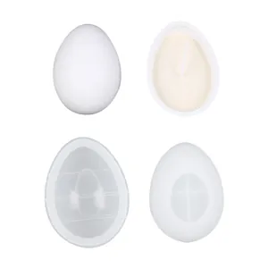 Stampo professionale in silicone a forma di uovo per candele creative e portacandele