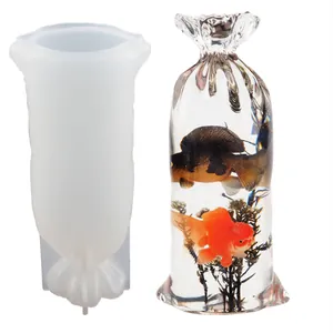 DIY Silikonform für Glücksbeutel-Wasserbeutel Tischschmuck mit fertigem Harzmuster