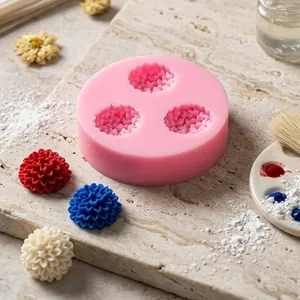 Moule en silicone fleur de marguerite pour décoration de gâteaux au chocolat et fondant