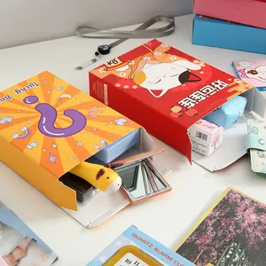 Creative stationery mystery box set for children's gifts with colorful lucky box designs