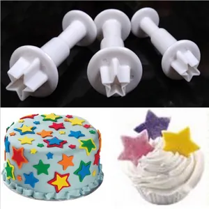 Stern Ausstecher Für Tortendekoration Fondant Ausstechform Kunststoff Stern Feder Geprägte Formen Backwerkzeuge DIY Formen