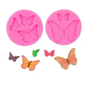 Butterfly Silicone Mold Simulation Butterfly Decoration For Cake Dessert Chocolate Fondant DIY Epoxy Resin Clay Plaster Mold