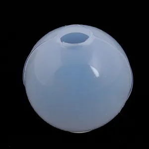 Spherical silicone mold for 3D resin space ball crafts and DIY jewelry making.
