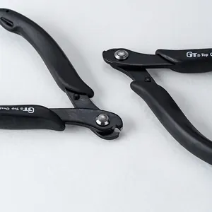 GT Professional Jewelry Pliers Stainless Steel Wire Cutter DIY Hand Tool With Black Ergonomic Non-Slip Handle For Beading