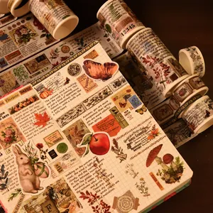 18-Rollen Vintage Washi-Tape-Set für DIY-Scrapbooking und kreative Journal-Dekoration
