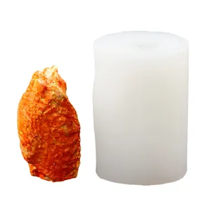 Simulated Orleans chicken wing silicone mold for DIY fondant cake baking and clay crafting