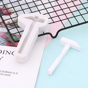 Moule à fondant en silicone en forme de marteau pour décoration de gâteaux DIY