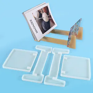 Set completo di stampi in silicone per rack di stoccaggio desktop e portariviste fai-da-te
