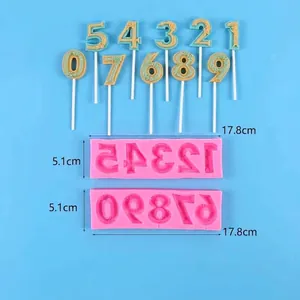 Detalle del molde de silicona para piruletas con dimensiones y peso del producto.