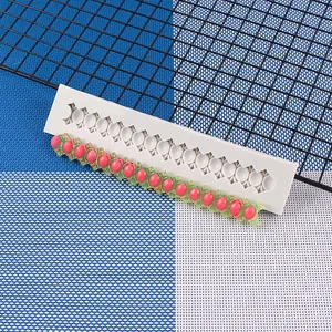 Lange siliconen mal met Europees retro bloemenpatroon voor fondant taartrand decor