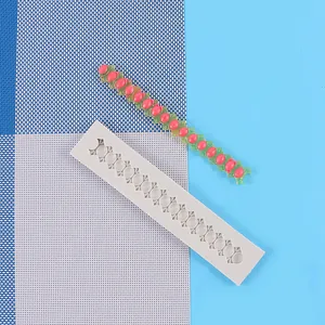 Gedetailleerde lange siliconen mal voor vintage Europese taartranden en fondant decoraties