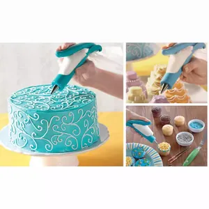Μπλε σετ στυλό διακόσμησης κέικ για DIY ζαχαροπλαστική και επαγγελματική επικάλυψη