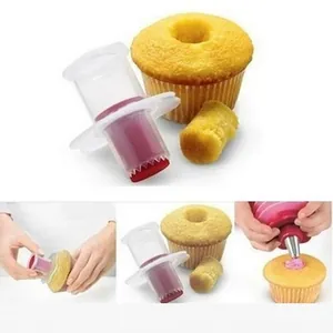 Descorazonador de cupcakes para relleno de repostería y decoración DIY