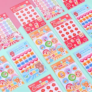 Schattige Cartoon Beloningsstickers Voor Kinderen Educatieve Aanmoediging Etiketten Zelfklevend School Leraar Ouders Beloning Hart Ster Bloem Patroon