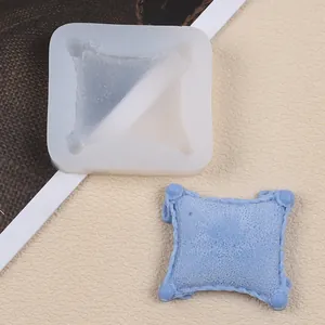 Stampo in Silicone a Forma di Cuscino per Decorazione di Torte Fondente Fai-da-te Cioccolato Caramelle Strumenti da Forno