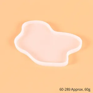 Dimensioni dettagliate dello stampo in silicone irregolare per sottobicchieri DIY