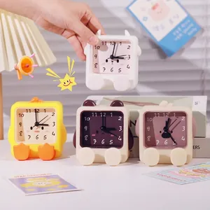 Collection of cute cartoon animal desktop alarm clocks for kids bedside tables and students