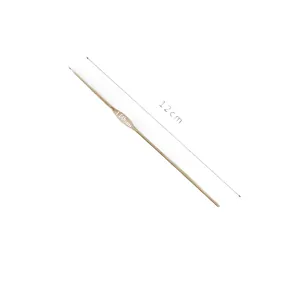 Professional stainless steel crochet hook 1.5mm tool for DIY candle wax core perforation