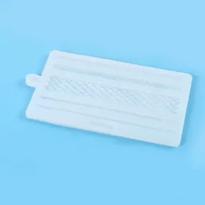 Detailweergave van Europese retro patroon siliconen mal voor taartrand decoratie