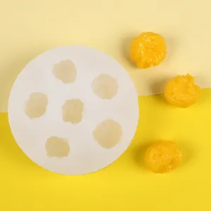 Molde de silicona con forma de palomitas para decorar pasteles de fondant