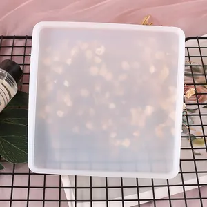 Moule en silicone carré translucide pour le moulage de résine et projets créatifs