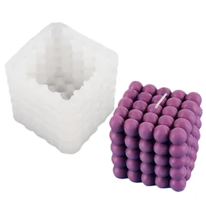 Profi 3D-Silikonform Bubble Cube für DIY-Duftkerzen und die Herstellung von Mousse-Kuchen