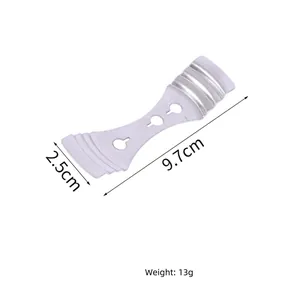 Metal candle wick centering tool with 3 holes, 9.7cm length DIY accessory