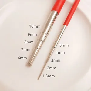 Titanstahl Drahtwickelstab Fünfstufiger Durchmesser Drahtspulenstab Für Schmuckherstellung DIY Handarbeit Kupferdraht-Styling-Stab