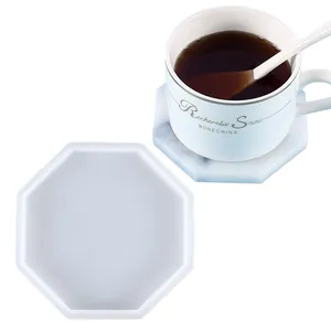 Hexagonal silicone mold for DIY resin coasters and handmade resin home decor projects