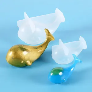 3D Wal Form Kristall Epoxidharz Silikonform DIY Handgefertigte Desktop Ornament Handwerk Herstellung Werkzeug Flexible Gussform