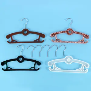 Kit de moldes de silicona para mini perchas DIY con perchas de resina y ganchos