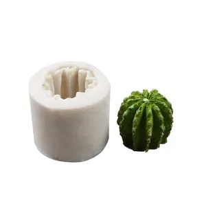 Molde de silicona de mini cactus para decoración de pasteles y artesanía.