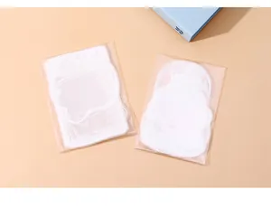 Clear transparent bottle-shaped stickers in packs for DIY dried flower bookmark crafts