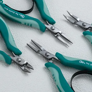 Nahaufnahme des professionellen GT-Schmuckzangensets für DIY-Schmuckherstellung.