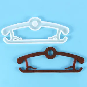 Set de moldes de silicona mini perchas para manualidades de resina y chocolate DIY
