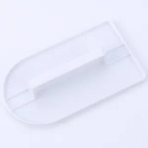 Spatola lisciante in plastica bianca per fondente e crema con manico per decorazione