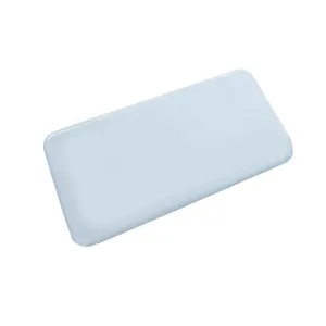Spatola professionale in plastica azzurra per lisciare fondente e superfici di torte