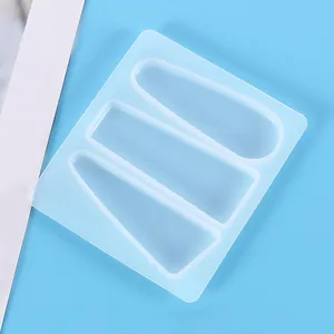 Vue détaillée du moule en silicone pour épingles à cheveux en résine de cristal DIY