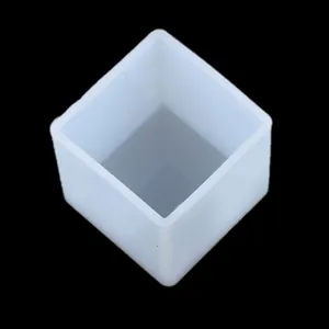 Molde profesional de silicona cuadrado para fundición de resina y creación de joyería