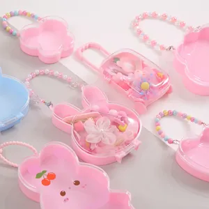 Süße rosa Aufbewahrungsboxen in Hasen- und Kofferform für Schmuck und Schreibwaren