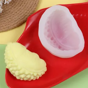 Detaillierte Textur der Durian-Silikonform für DIY-Fondant und Schokoladen-Kuchendeko