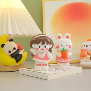 Poupées mignonnes en vinyle pour peinture DIY et coloriage créatif enfant