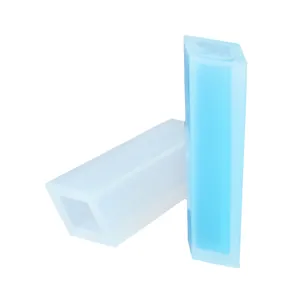 Moules en silicone longs carrés et triangulaires pour la fabrication de pendentifs en résine