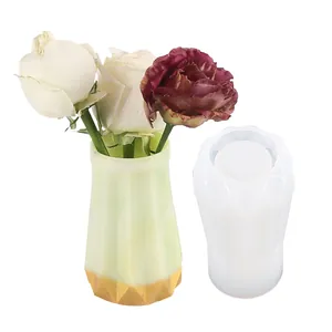 High-quality silicone mold for DIY resin flower vase and decorative pen holder creation