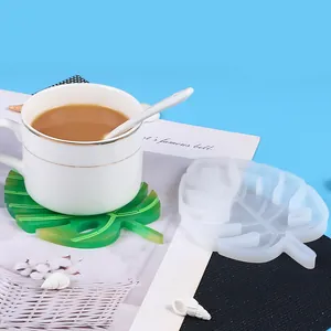 Stampo in silicone foglia monstera per sottobicchieri e vassoi decorativi fai-da-te