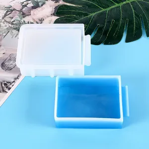 Detailansicht der Silikonform für DIY-Harz Seifenschale und Aufbewahrungsbox