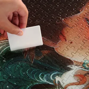 Hochwertiger transparenter PVA-Puzzlekleber 60ml mit Schaber zum Fixieren und Aufhellen