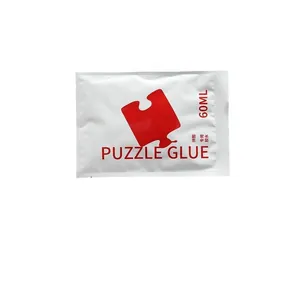 Hochwertiger 60ml transparenter PVA-Puzzlekleber im sicheren weißen Beutel für Puzzle