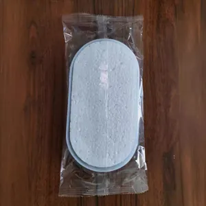 High-quality DIY oval resin coaster silicone mold for handmade crafts in plastic wrap