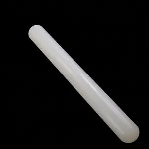 Professional Non-stick Plastic Rolling Pin Large Smooth Surface Baking Tool For Fondant Cake Dough Flour White Pastry Rolling Pin Kitchen Accessory